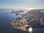 Aerial view of Stockholm Norvik Port